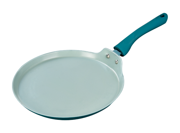 Ceramic Dosa Tawa (With Glass Lid)