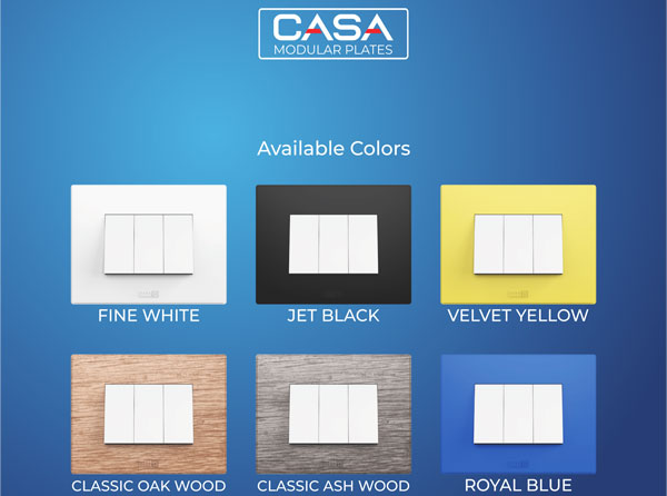 Casa Modular Plates Coloured